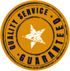 Quality Service Guaranteed Icon.